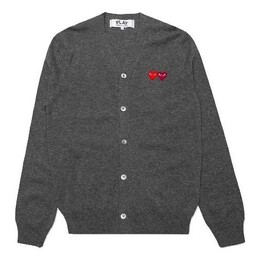 Comme Des Garçons Play: Серый свитер 