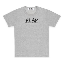 Comme Des Garçons Play: Серая футболка 