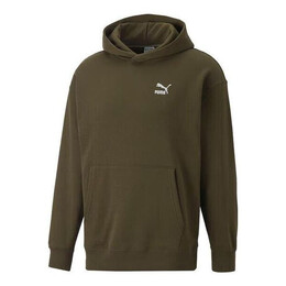 PUMA: Зелёная толстовка 
