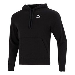 PUMA: Чёрная толстовка  Classics