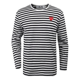 Comme Des Garçons Play: Футболка в полоску 