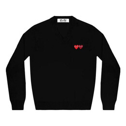 Comme Des Garçons Play: Свитер с v-образным вырезом 