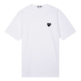 Comme Des Garçons Play: Белая футболка  Heart