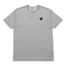 Comme Des Garçons Play: Серая футболка  Heart