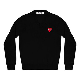 Comme Des Garçons Play: Свитер с v-образным вырезом 
