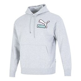 PUMA: Серая толстовка 
