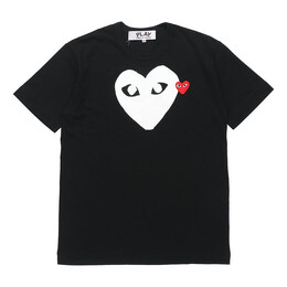 Comme Des Garçons Play: Чёрная футболка  Heart