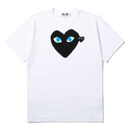 Comme Des Garçons Play: Белая футболка  Heart