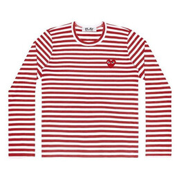 Comme Des Garçons Play: Футболка в полоску 