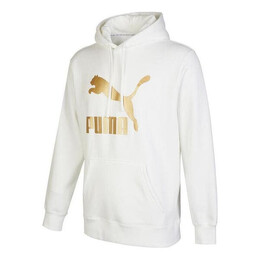 PUMA: Белая толстовка  Classics