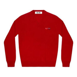 Comme Des Garçons Play: Свитер с v-образным вырезом 