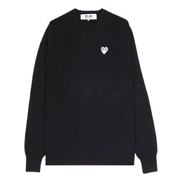 Comme Des Garçons Play: Свитер с v-образным вырезом 
