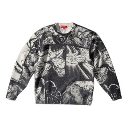 Supreme: Белый свитер  The Crow