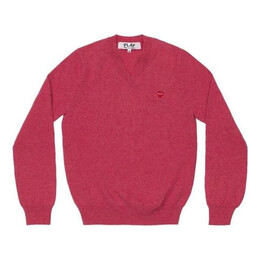 Comme Des Garçons Play: Свитер  Heart с v-образным вырезом