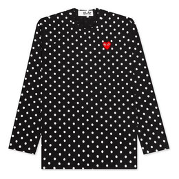 Comme Des Garçons Play: Футболка в горошек 