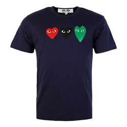 Comme Des Garçons Play: Синяя футболка  Heart