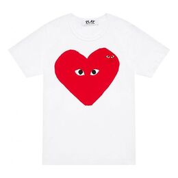 Comme Des Garçons Play: Красная футболка 