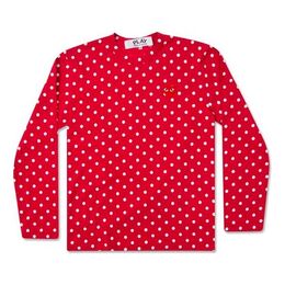 Comme Des Garçons Play: Футболка в горошек 