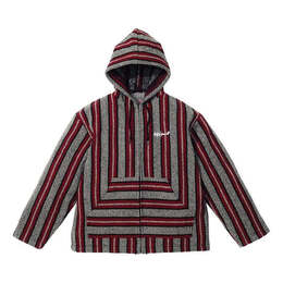 Supreme: Бордовая куртка 