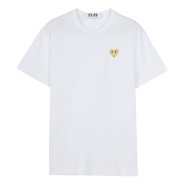 Comme Des Garçons Play: Белая футболка  Heart