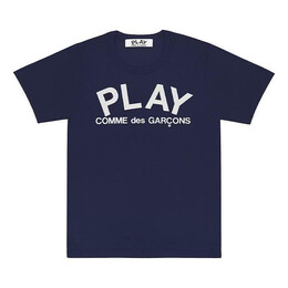 Comme Des Garçons Play: Синяя футболка  Play