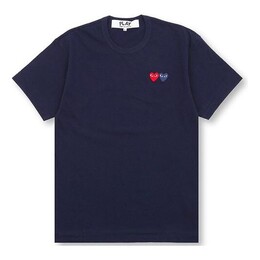 Comme Des Garçons Play: Синяя футболка 