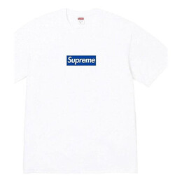Supreme: Белая футболка  Box Logo
