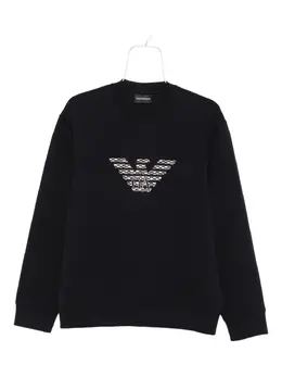 Emporio Armani: Чёрный свитшот 
