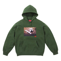 Supreme: Зелёная толстовка 