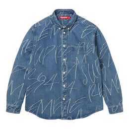 Supreme: Жаккардовая рубашка 