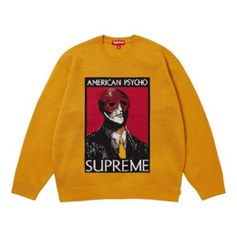 Supreme: Оранжевый свитер 