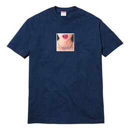 Supreme: Синяя футболка 
