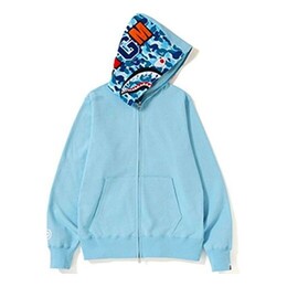 A BATHING APE: Голубая толстовка 