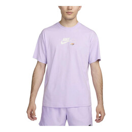 Nike: Фиолетовая футболка  Sportswear