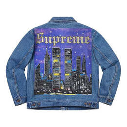 Supreme: Синяя куртка 