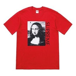 Supreme: Красная футболка  Mona Lisa