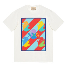 Gucci: Футболка с принтом 