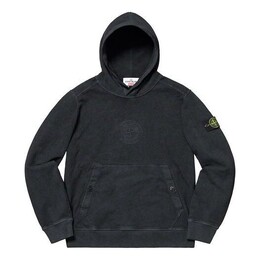 Supreme: Толстовка  Stone Island с капюшоном