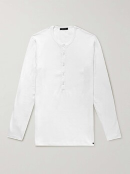 Tom Ford: Белая футболка  Henley