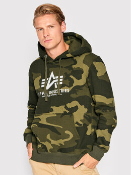 Alpha Industries: Зелёная толстовка 