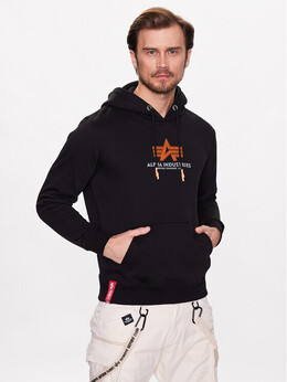 Alpha Industries: Чёрная толстовка 