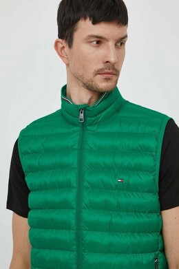 Tommy Hilfiger: Зелёный жилет 