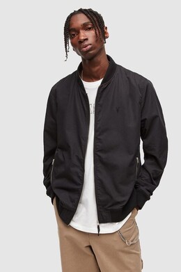 AllSaints: Чёрная куртка  Bassett