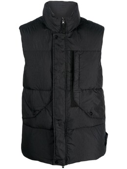 Stone Island: Чёрный жилет  Compass
