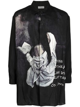 Yohji Yamamoto: Рубашка с длинным рукавом 