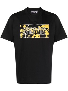 Versace Jeans Couture: Чёрная футболка 