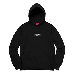 Supreme: Толстовка  Life с капюшоном