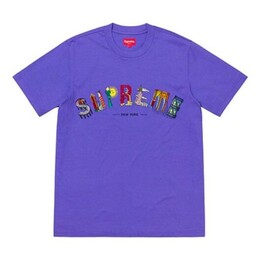 Supreme: Фиолетовая футболка 