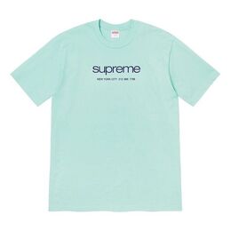 Supreme: Голубая футболка  Shop