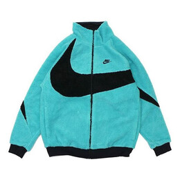 Nike: Чёрная куртка  Big Swoosh